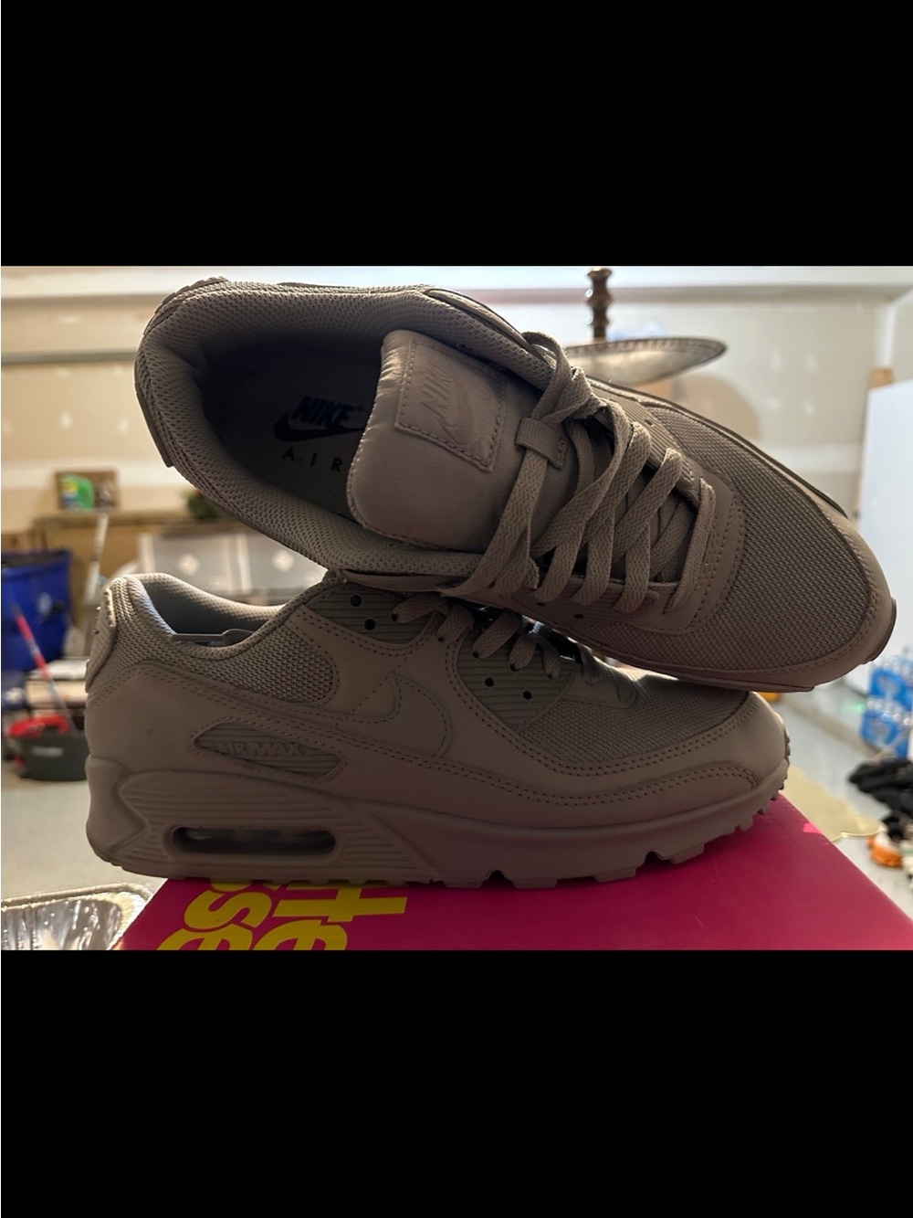 Nike Air Max 90 Men's Sneakers in Taupe Brown